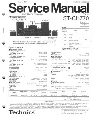ST-CH770 service manual