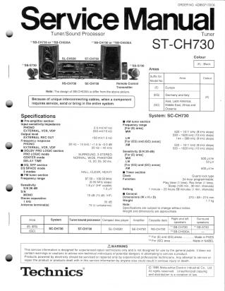 ST-CH730 service manual