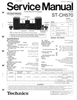 ST-CH570 service manual