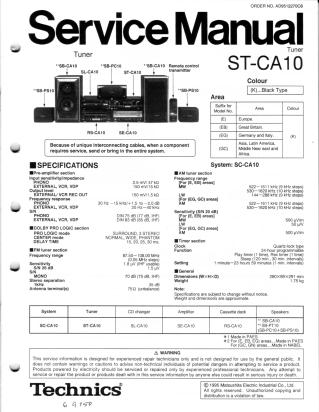 ST-CA10 service manual