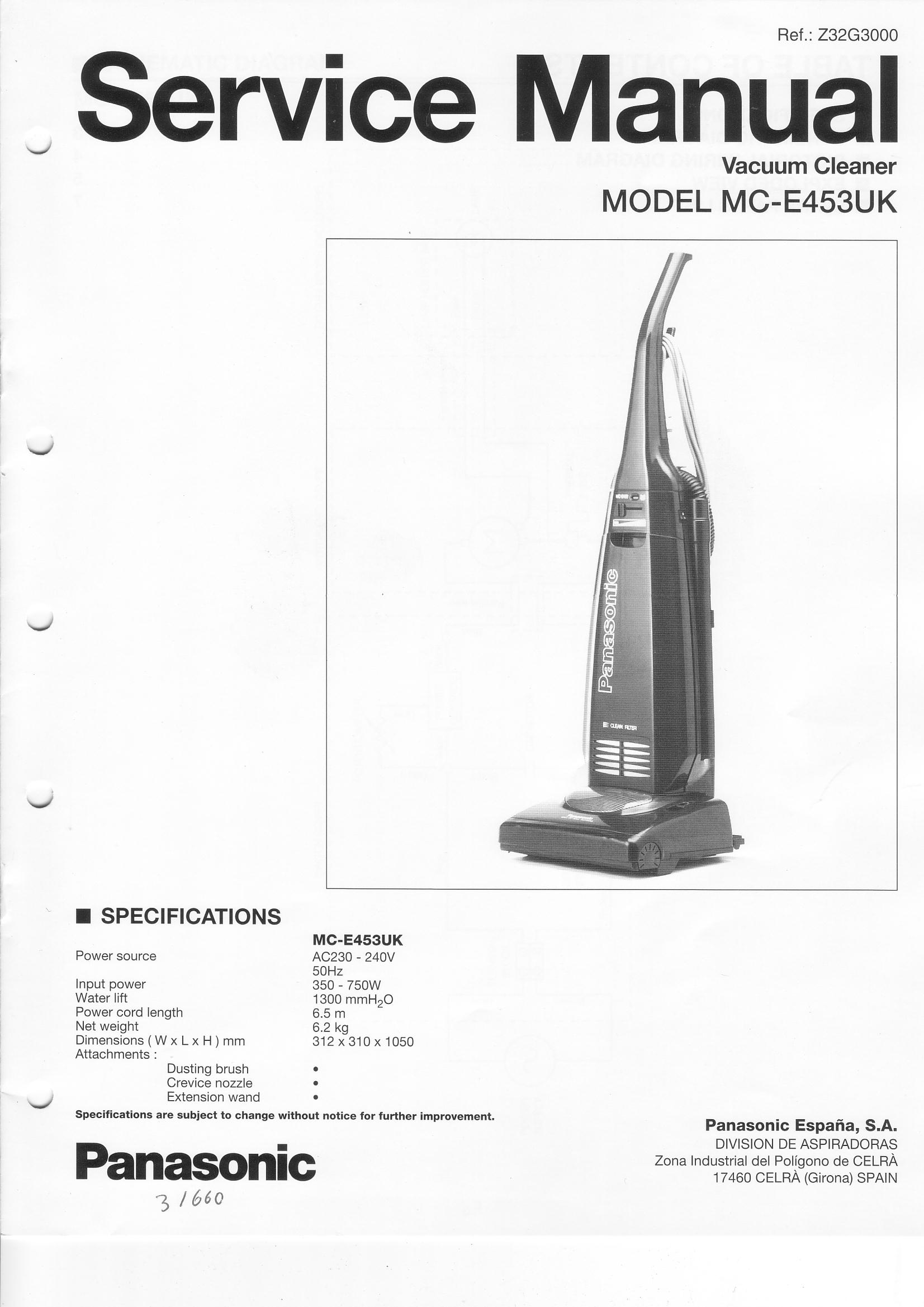 MC-E453UK service manual