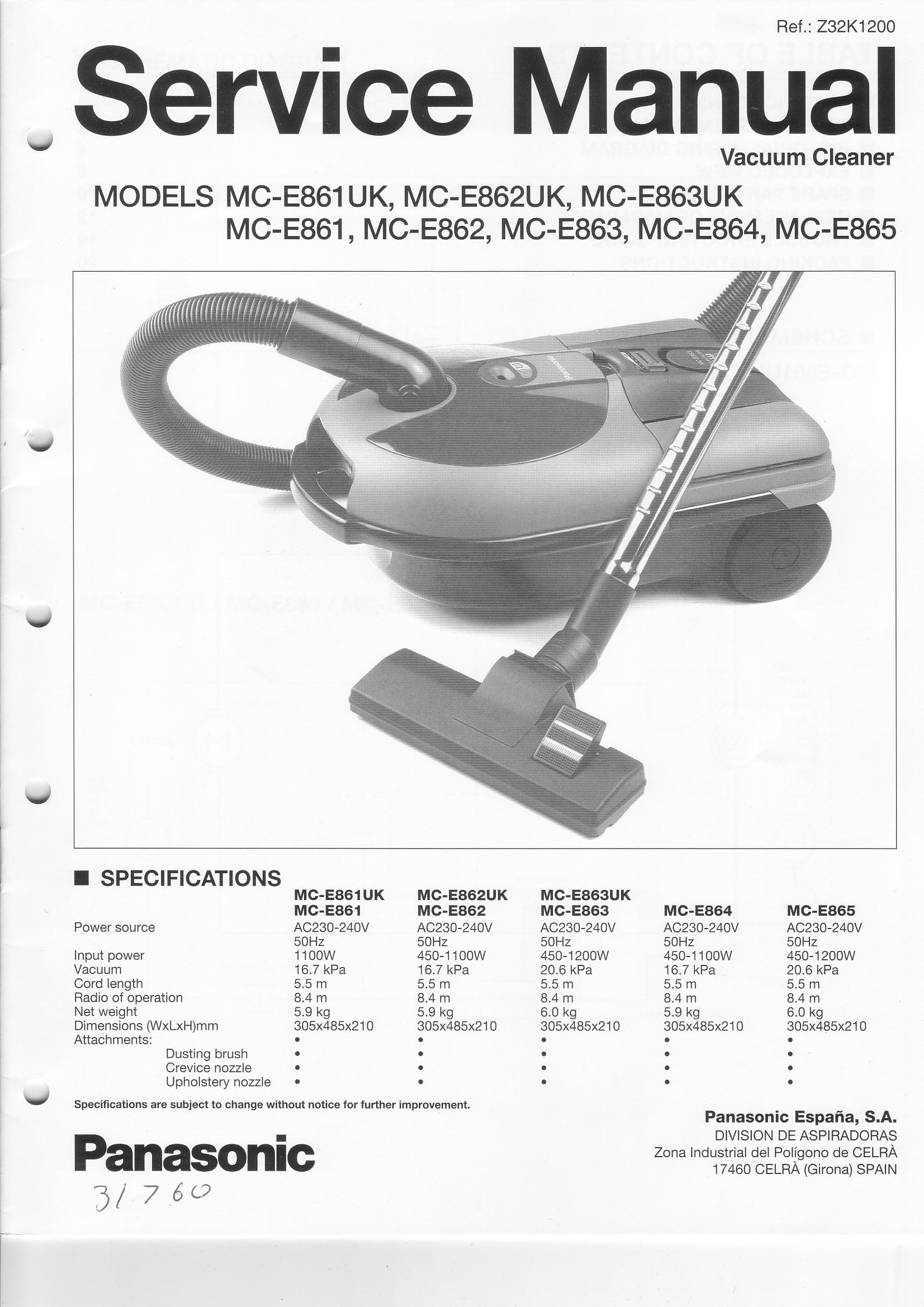 MC861 MC862 MC863 MC864 MC865 service manual