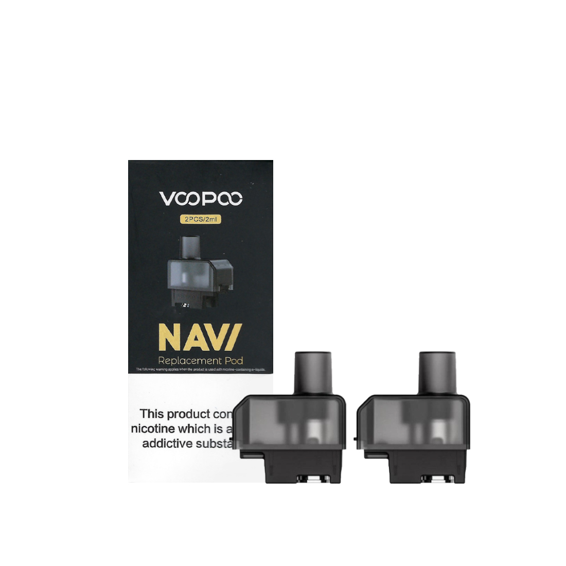 VooPoo 2 pack Navi Pods - 2ml (no coils)