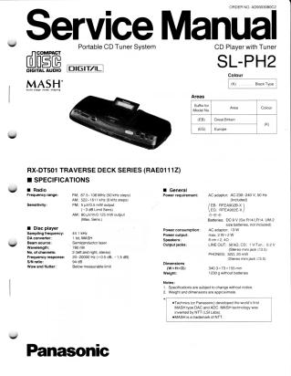 SL-PH2 service manual