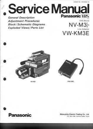 NV-M3 VW-KM3E service manual