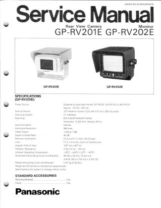 GP-RV201E GP-RV202E service manual