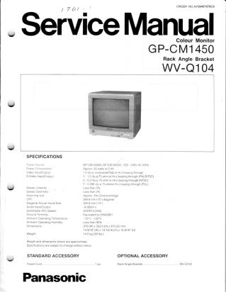 GP-CM1450 service manual