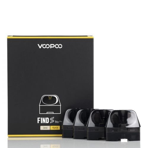 Voopoo Find S Trio Replacement Pod : pack of 4 (No coils)